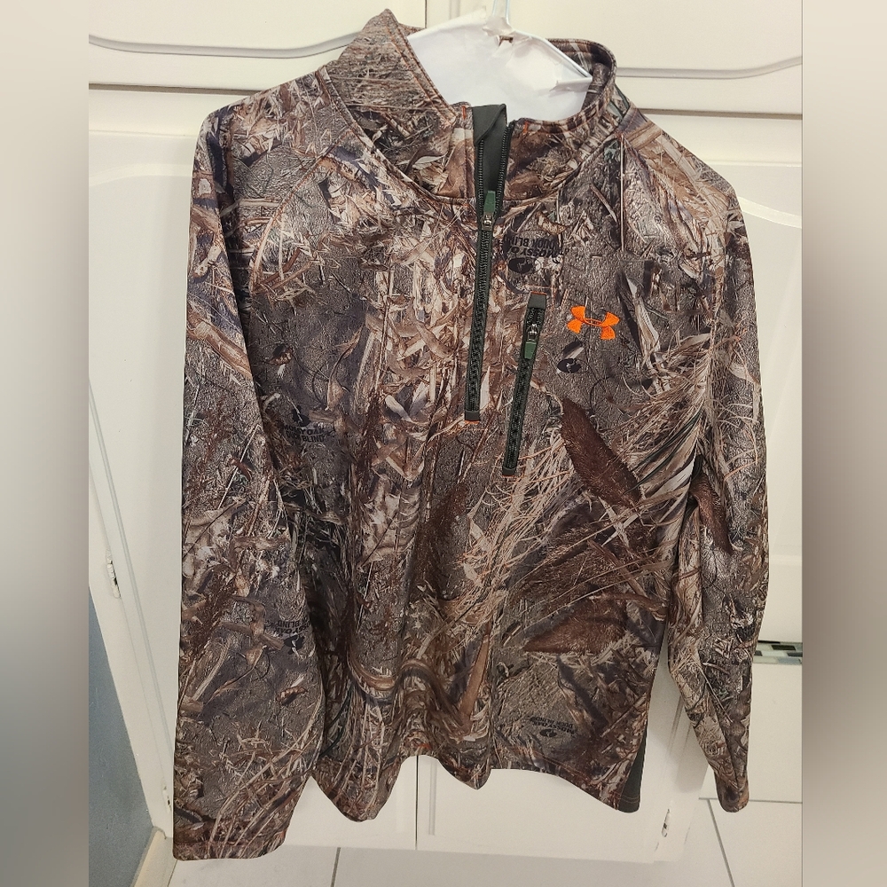 Under Armour Camo 1/4 Zip Pullover Jacket